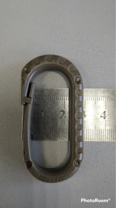 Карабін фіксатор койот пластиковий зручний для військового екіпірування та туристів. Одеса - фото 3