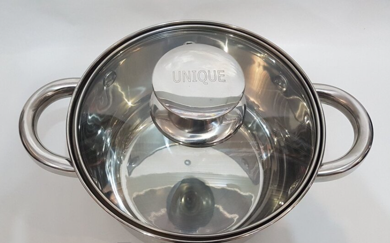 Кастрюля UNIQUE UN-5008 из нержавеющей стали объемом 7 литров, качественная и долговечная посуда Одесса - изображение 5