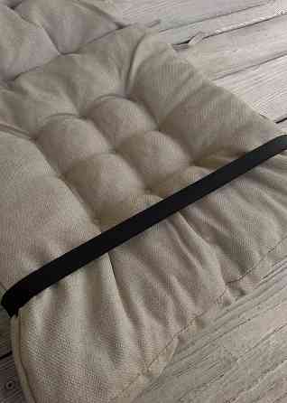 Подушка для стільців (50x120х8 см) подвійна Decorator Мальмо колір тауп 84-127 Київ