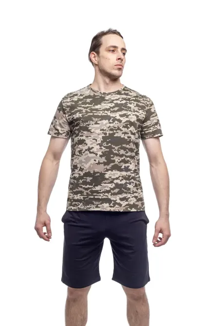 Атлет Футболка мужская Пиксель 000124 56 Киев - изображение 1