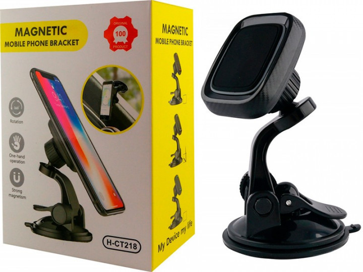 Магнітний тримач для телефону в автомобіль H-CT218 Дніпро - фото 1