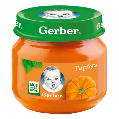 Дитяче пюре Gerber Гарбуз 80 г (7613287348173) Вінниця - фото 1