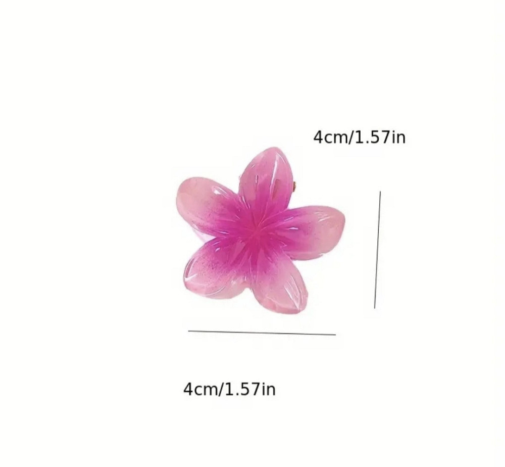 Комплект заколок квітки 6 шт (4 см) Смела - изображение 2