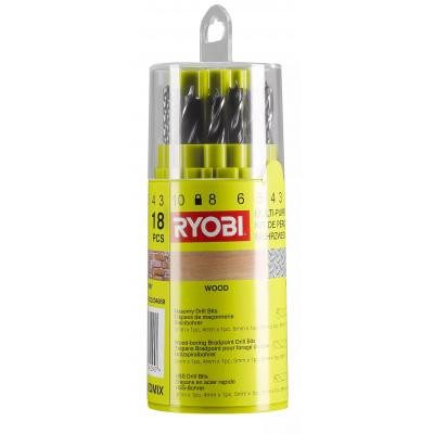 Набор сверл Ryobi RAK18DMIX, 18шт (5132004669) Винница - изображение 1