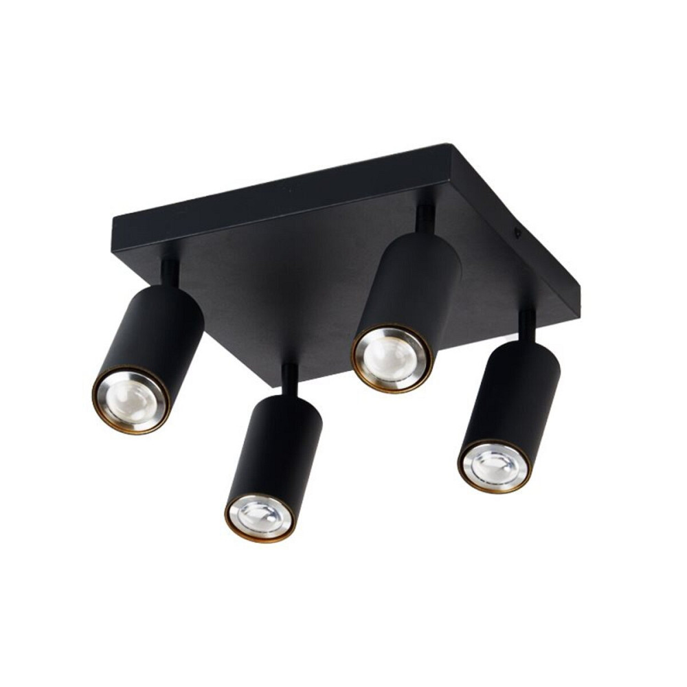 Спот INN-23196BK чорний на 4 плафони Коломия - фото 3