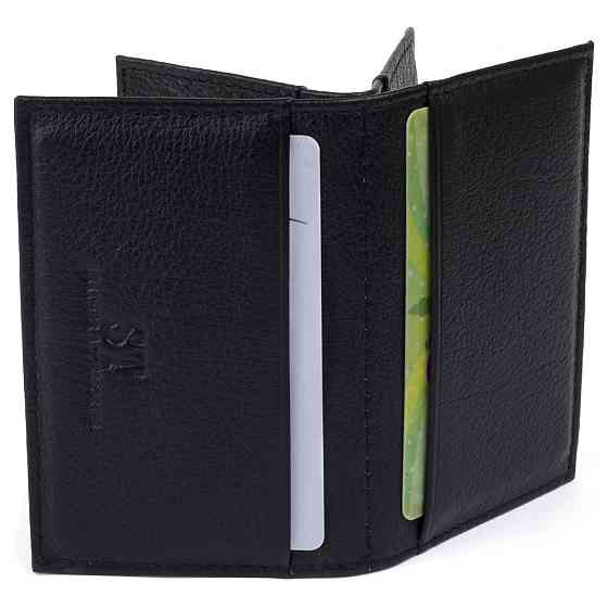 Візитниця-книжка ST Leather 19213 Чорна Київ