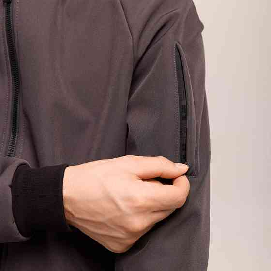 Бомбер Pobedov Thunder Темно-сірий M OWbb3 167Mdge Київ