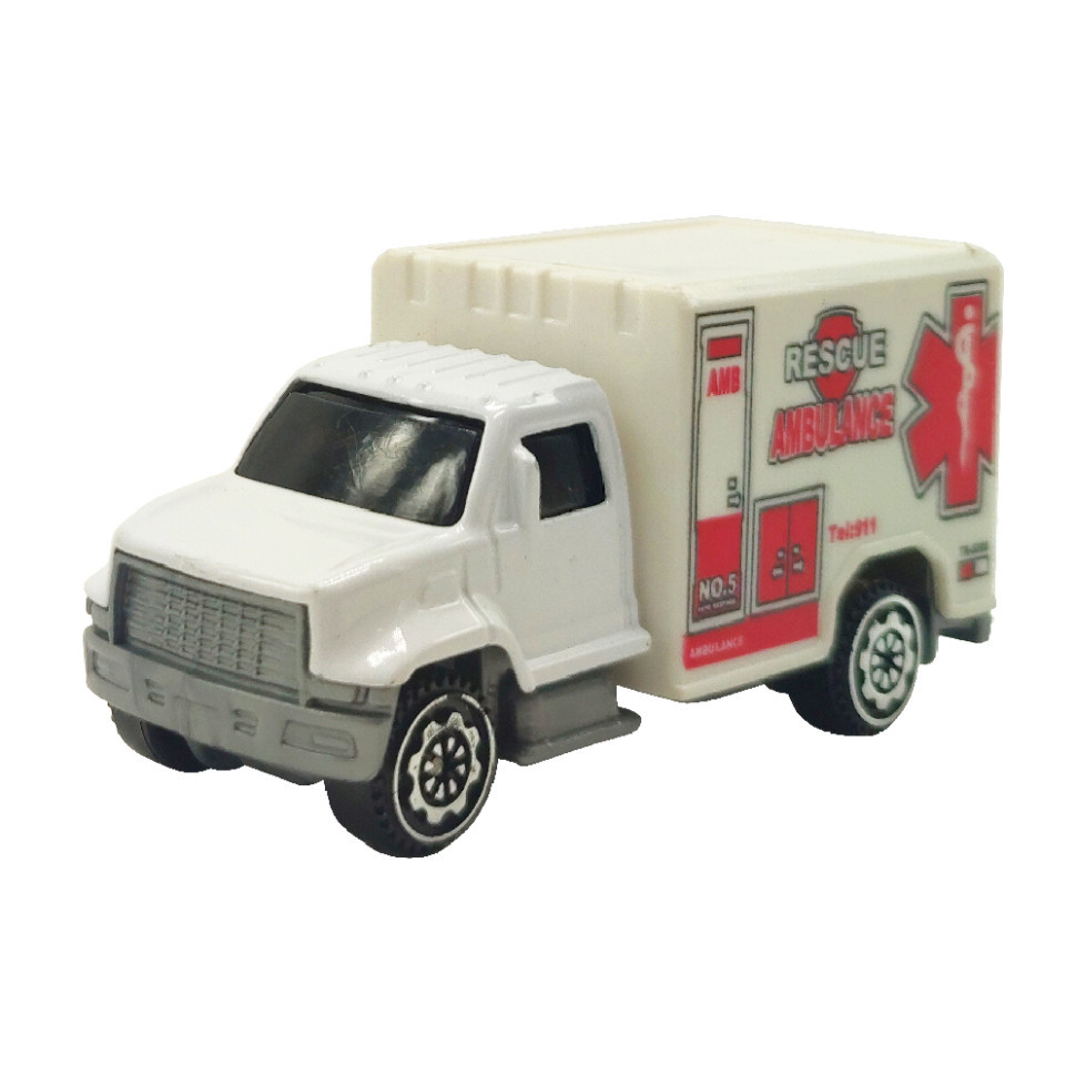 Машинка игрушечная Спецтехника АвтоПром 7637 масштаб 1:64, металлическая Ambluance 5 Винница - изображение 1