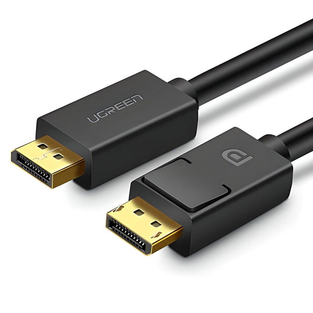 Кабель для відео відеокабель UGREEN DP Male to Male Cable 1.5m (Black) UGR-10245 Одеса - фото 1