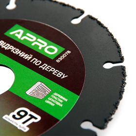 Коло відрізне по дереву з вольфрамовою крихтою 125x22,2x1,3 мм, 9 зубів Мукачево