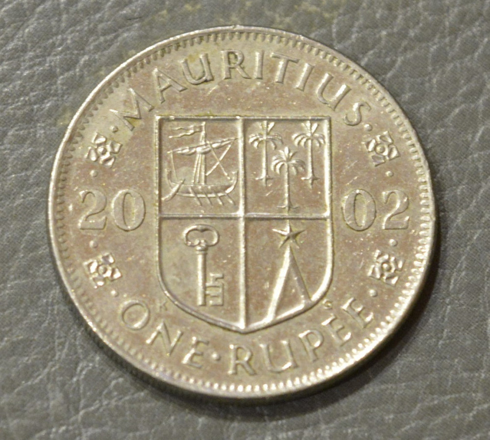 Маврикий 1 руппия 2002,1997год (БЕ) Полтава - изображение 1