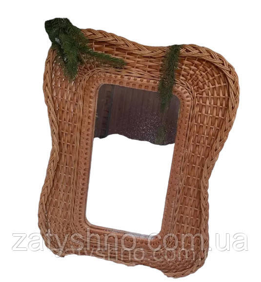 Зеркало плетеное квадратное в прихожую Киев - изображение 1