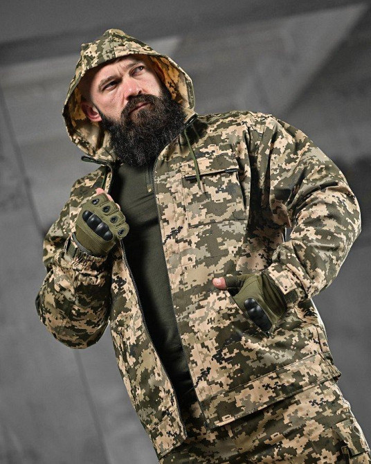 Тактический костюм 3в1 HELISTRONG пиксель ДЛ6296 Одесса - изображение 5