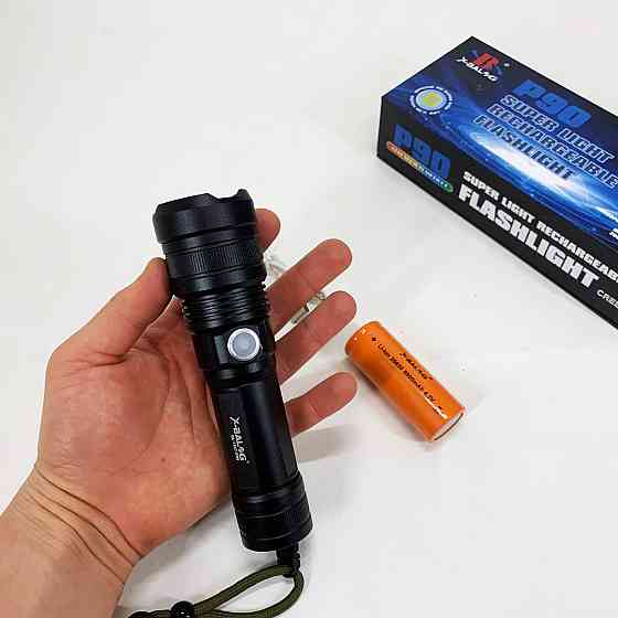 Фонарь с регулировкой луча Police, Мощный ручной фонарь повербанк Долговечный светодиодный JD-52 Львов