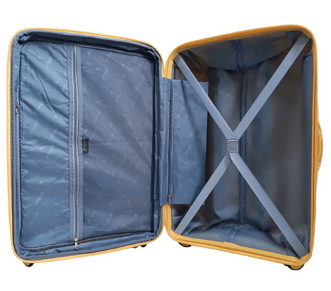 Валіза пластикова AIRTEX 280 середня жовта Київ - фото 6