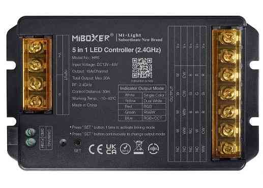 Miboxer LED контролер універсальний Dim+RGB+CCT, 30A, 12/24/48В IP20, RF 2,4G Mi-light Київ