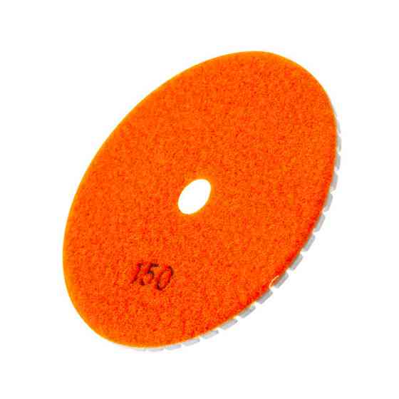 Окружность алмазная шлифовальная, гибкая на липучке 125 мм P150. INTERTOOL BT-0929 Киев