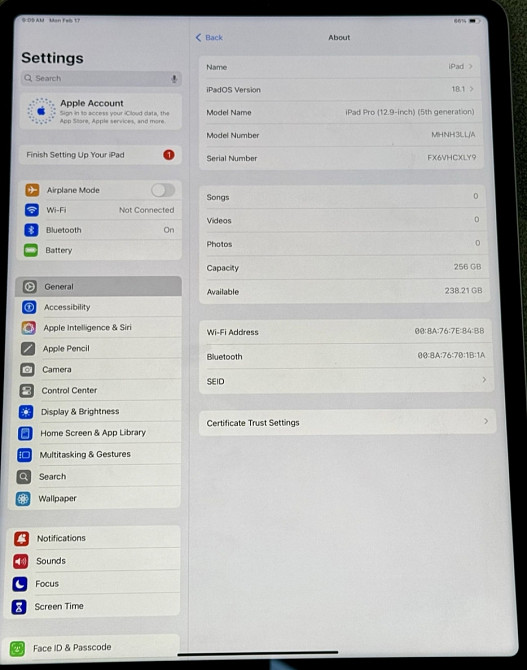 Оригінальний Планшет iPad Pro 12.9 m1 (2021p) Київ - фото 4