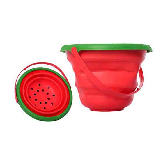 Детское игрушечное складное ведерко 