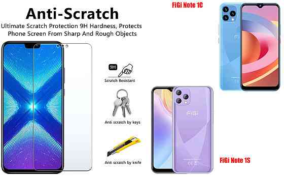 Защитное стекло NeoGlass для FiGi Note 1C, Note 1S – ультрапрозрачное и устойчивое Киев