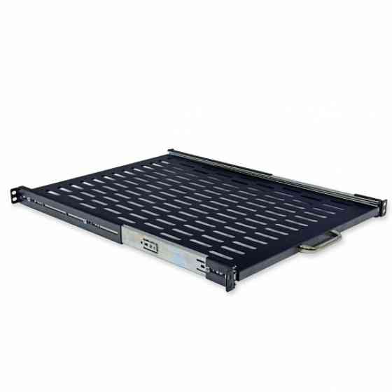 Полиця висувна 19" CMS UA-SHSL-600B 1U 600 мм, чорна Київ