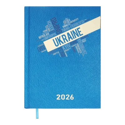 Еженедельник Buromax датированный 2026 POWER, A5, голубой (BM.2157-14) Винница - изображение 1