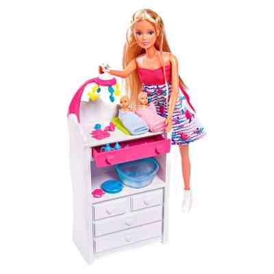 Кукла Simba Штеффи Беременная двойней с младенцами и аксессуары (5733333) Винница