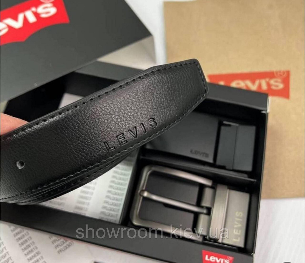 УЦЕНКА!!! Мужской подарочный набор (ремень с двумя пряжками) (511) Киев - изображение 5