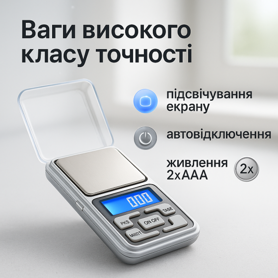 Точные весы для измерения веса ювелирных изделий, Весы для измерения золота карманные портативные EU-30 Львов