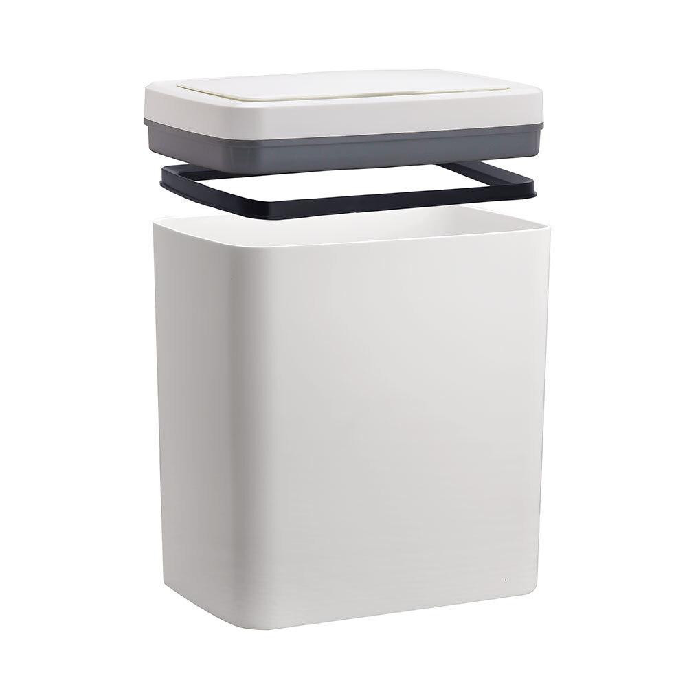 Відро для сміття сенсорне прямокутне Mixxus WAVE-TC0110 White 10 л колір білий (MI7073) ( 31508 ) Харьков - изображение 4