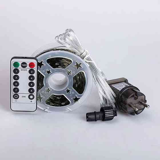 Гирлянда "Роса" 100м, 1000 LED, зелений провід, синя Київ