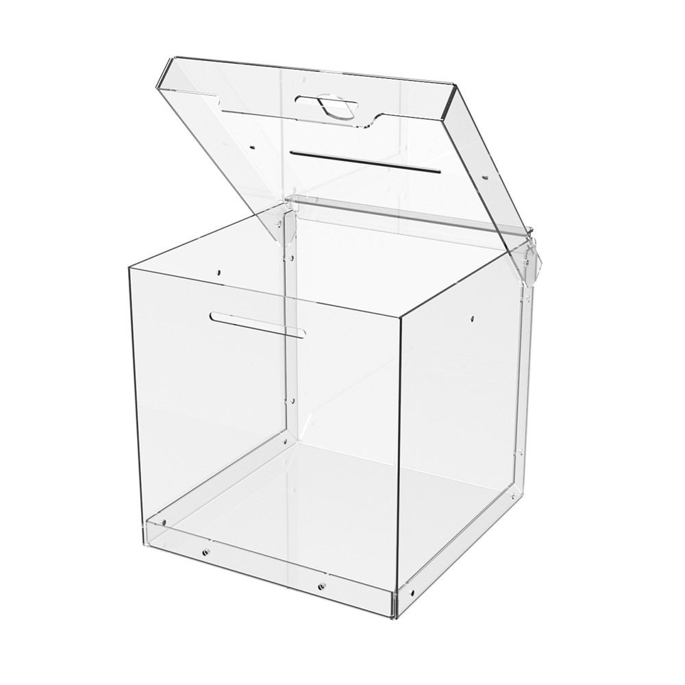 Ящик EKOSTAR с замком для сбора денег 150x150x150 мм. Объем 3,3 литра. Киев - изображение 5