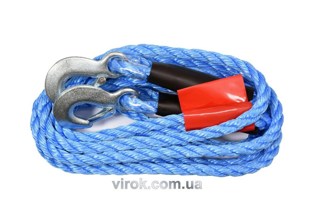 Трос буксирний VOREL 2,5т з гаком [10] Одеса - фото 1