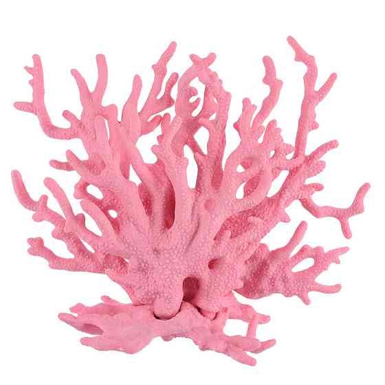 Декор в аквариум Коралл 135 на 160 мм розовый Киев