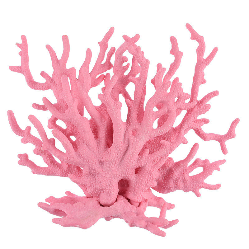 Декор в акваріум Корал 135 на 160 мм рожевий Київ - фото 4