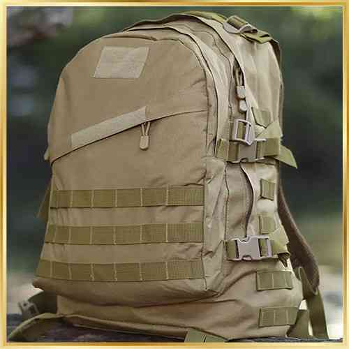Надійний тактичний рюкзак Військовий рюкзак 40 л колір койот тактичний рюкзак з MOLLE водовідштовхуючий Рюкзак на рибалку Київ