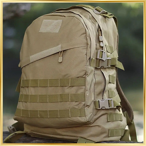 Надійний тактичний рюкзак Військовий рюкзак 40 л колір койот тактичний рюкзак з MOLLE водовідштовхуючий Рюкзак на рибалку Київ - фото 1