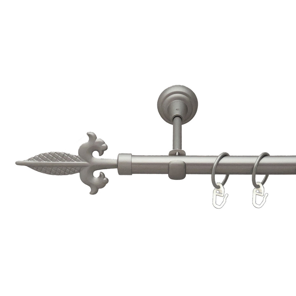 Карниз Orvit Генуя металевий однорядний відкритий Сатин 19 мм 160 см (6306934) Львів - фото 1