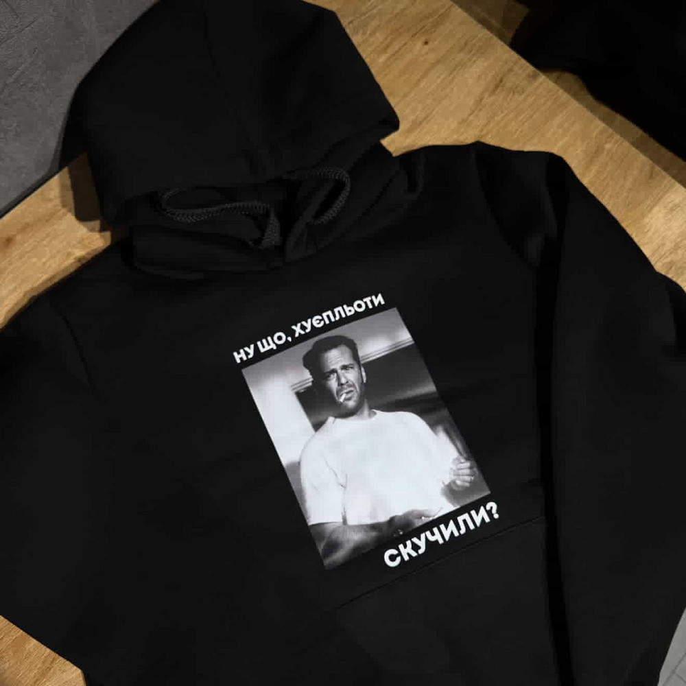 Худи “ЛісісЬкі” с принтом лис 🦊 XL, Белый Черновцы - изображение 1