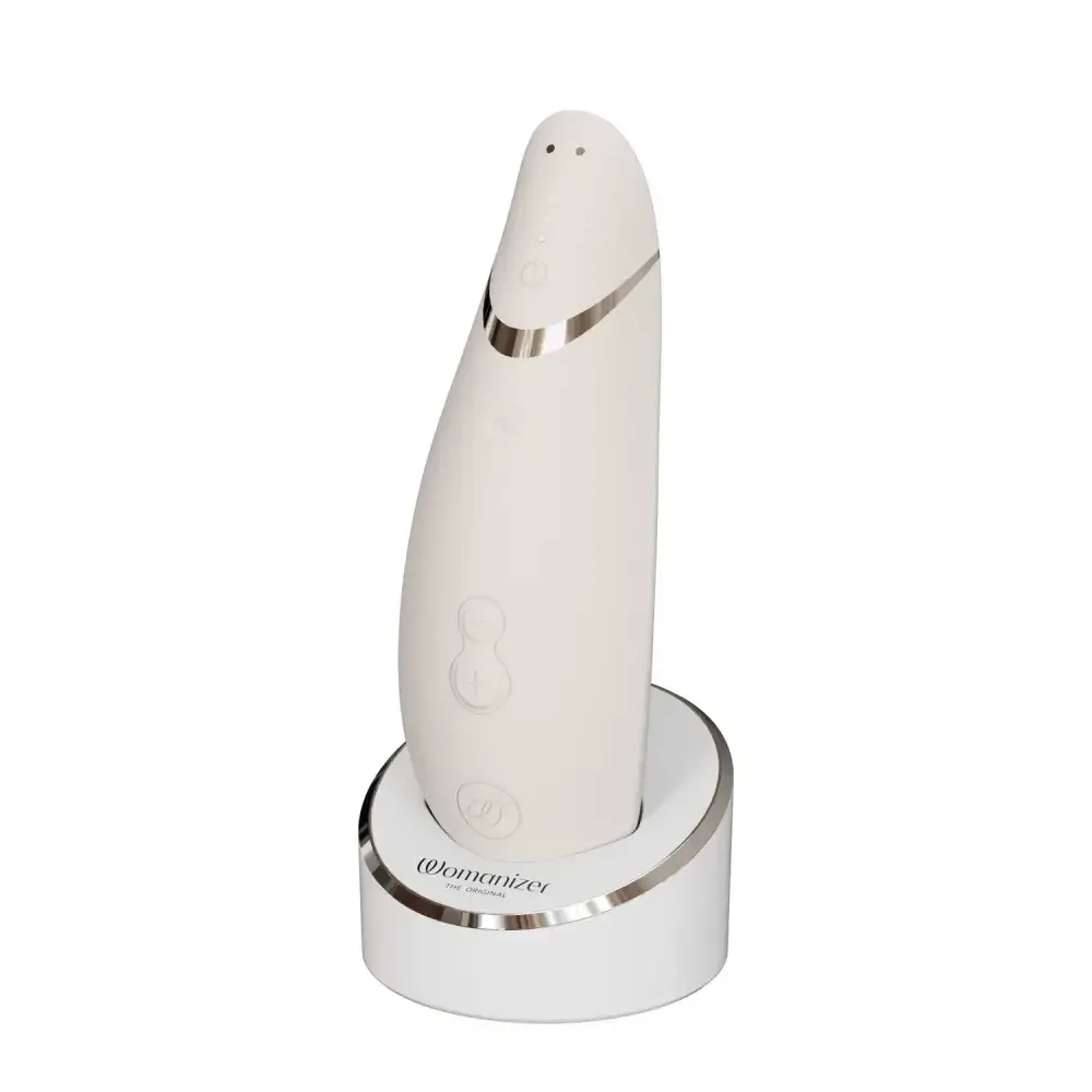 Вакуумний кліторальний стимулятор Womanizer Premium 2 Gray Sex Aura Київ - фото 6