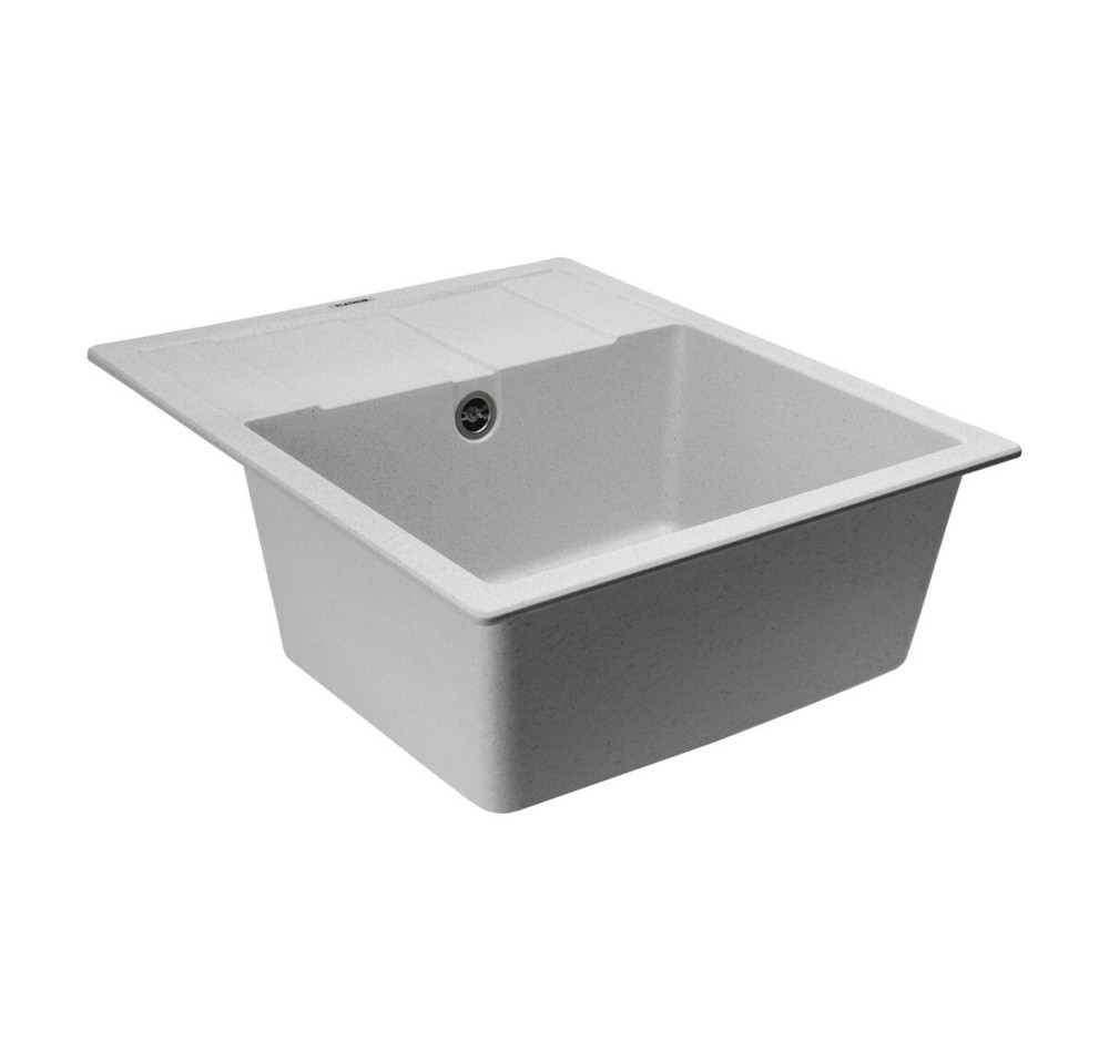 VALESO Комплект: Мийка ARIA 5851 біла в крапку + Змішувач 56 B NESP білий в крапку + Сифон 1041 Київ - фото 3