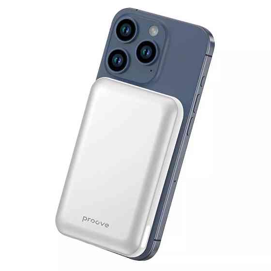 Універсальна мобільна батарея Proove Vibe Energy Plus 22.5 W 10000 mAh Silver/White (PBVE15012206) ( 17874 ) Харків