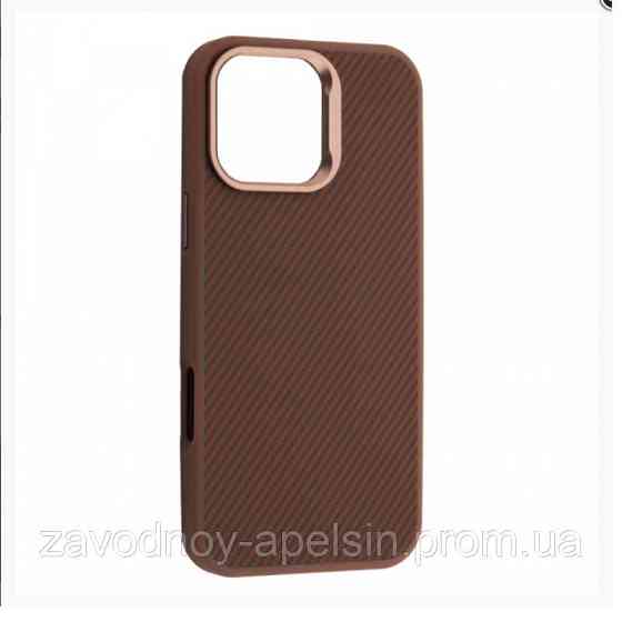 Iphone 16 Pro Max Кевларовый чехол Kevlar (коричневый) Одесса