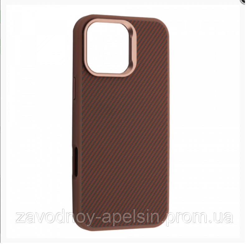 Iphone 16 Pro Max Кевларовый чехол Kevlar (коричневый) Одесса - изображение 1