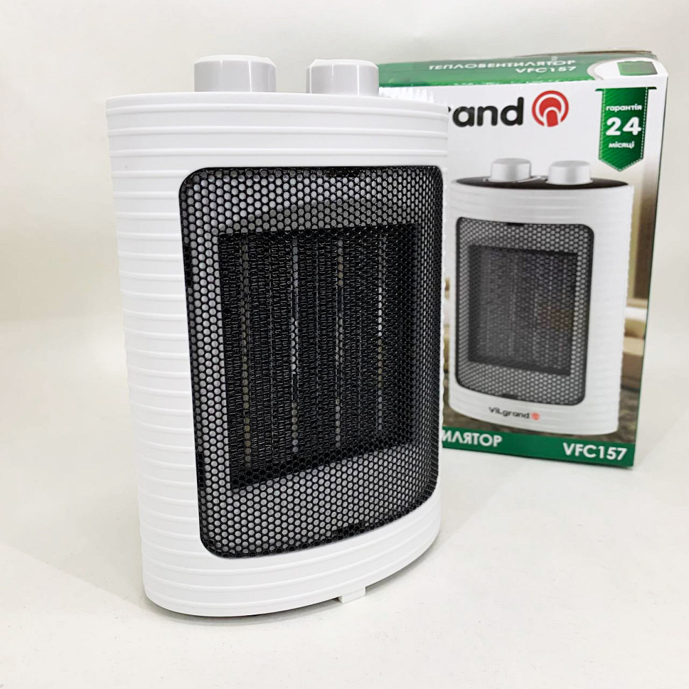 Портативний домашній тепловентилятор ViLgrand VFC157 1500Вт, Обігрівач для житлових приміщень VA-49 Львів - фото 7