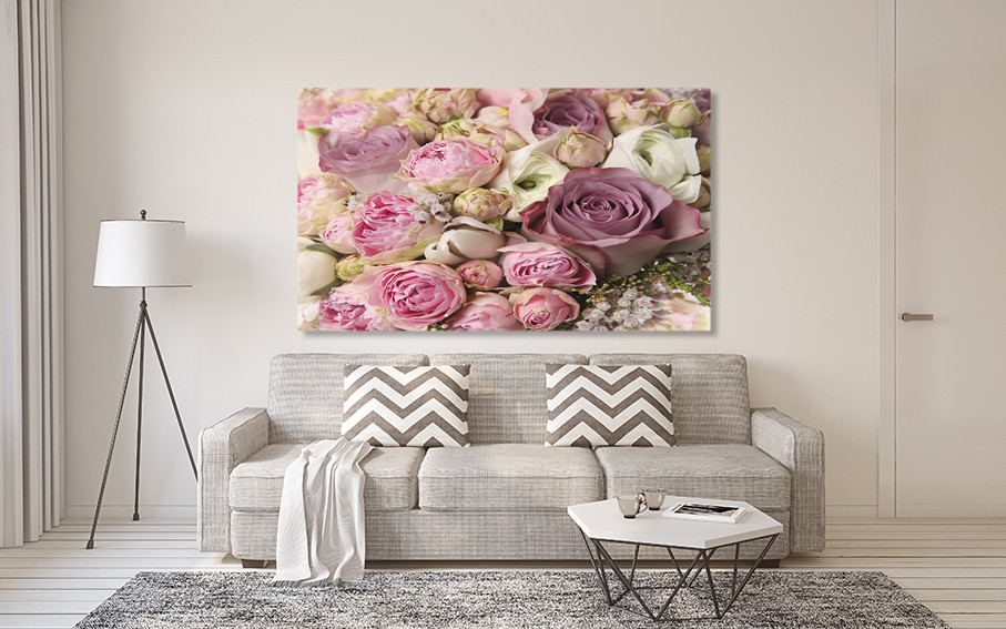 Картина холст у вітальню / спальню   Троянди    MLP_61 ( 60х30см ) 80x120 см Київ - фото 2