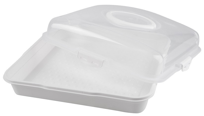 Тортівниця Violet House 0036 Каризма White 13х38х38 см (6900231) Київ - фото 2