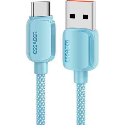 Дата кабель USB 2.0 AM to USB-C 2.0m 100W blue Essager (EXC7A-WLA03-P) Винница