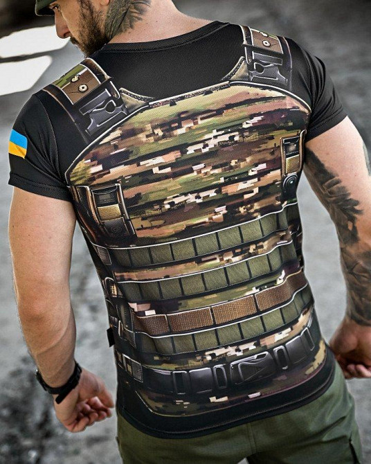 Тактическая потоотводящая футболка oblivion  ARMOR  ДЛ7159 Одесса - изображение 6
