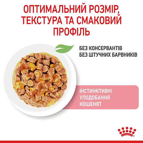 Вологий корм для кошенят ROYAL CANIN KITTEN IN JELLY 0.085 кг Київ